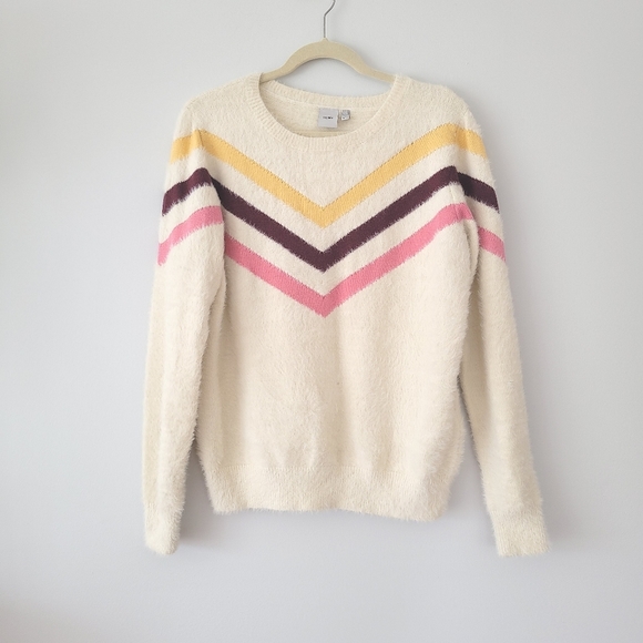 ICHI Crew Neck Long Sleeve Soft Ihmelody Sweater - Picture 3 of 8